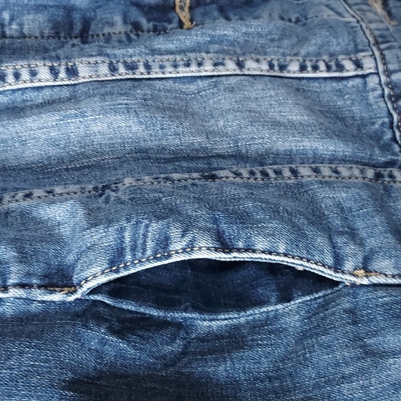 Lane Bryant mid half Jean jacket 18 blue - Picture 4 of 10